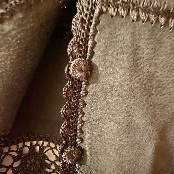 Brown Suede Button Up - Picture 6 of 7